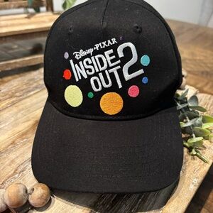 Disney Pixar Inside Out 2 Black Promo Cap 100% Cotton